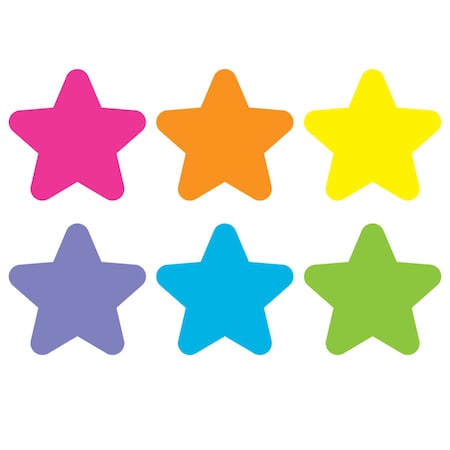 Teacher Created Resources Spot On Bright Stars Carpet Markers, 4in. 77047